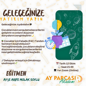 Çocuklar için felsefe (P4C) Tanıtım Semineri Bileti