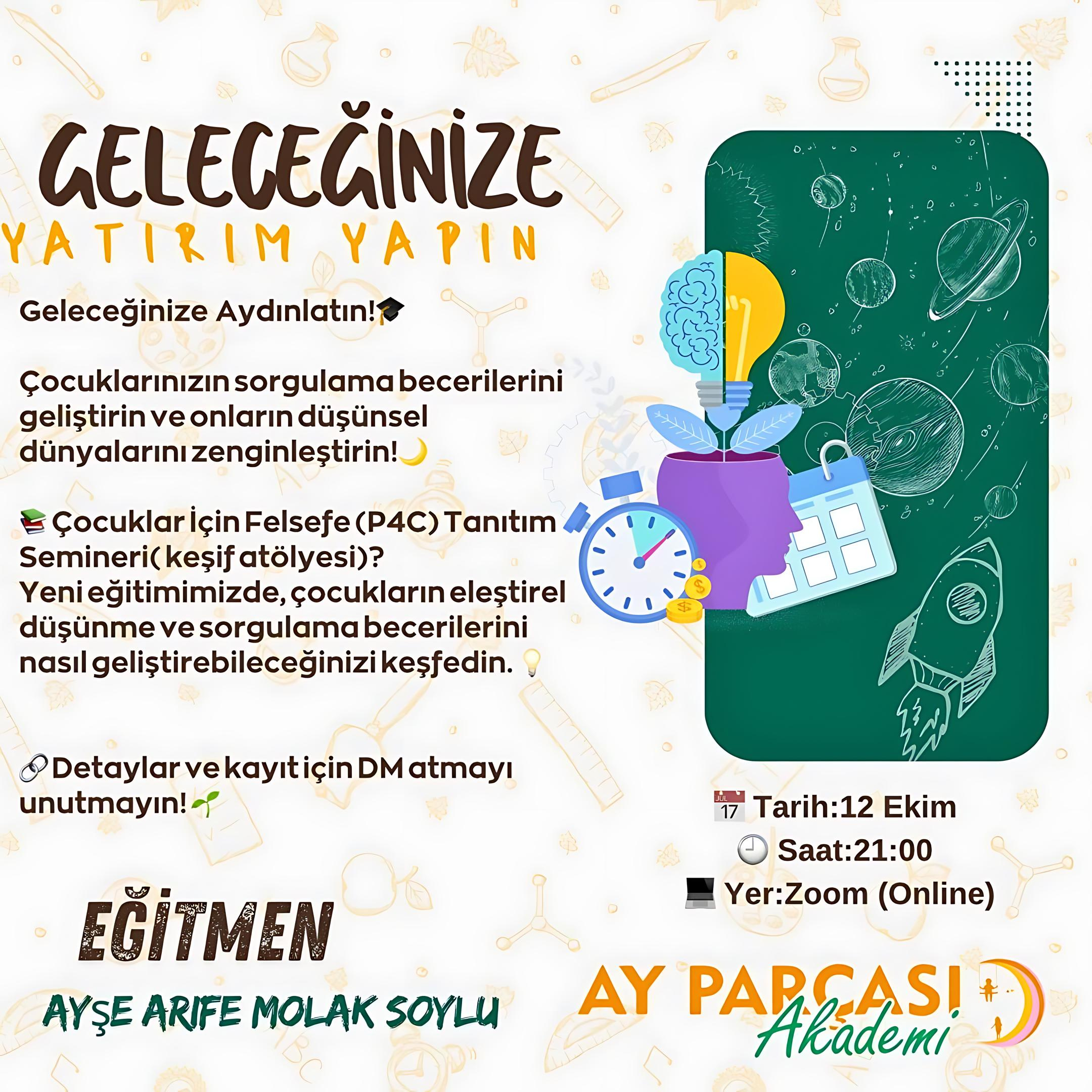 Çocuklar için felsefe (P4C) Tanıtım Semineri Bileti